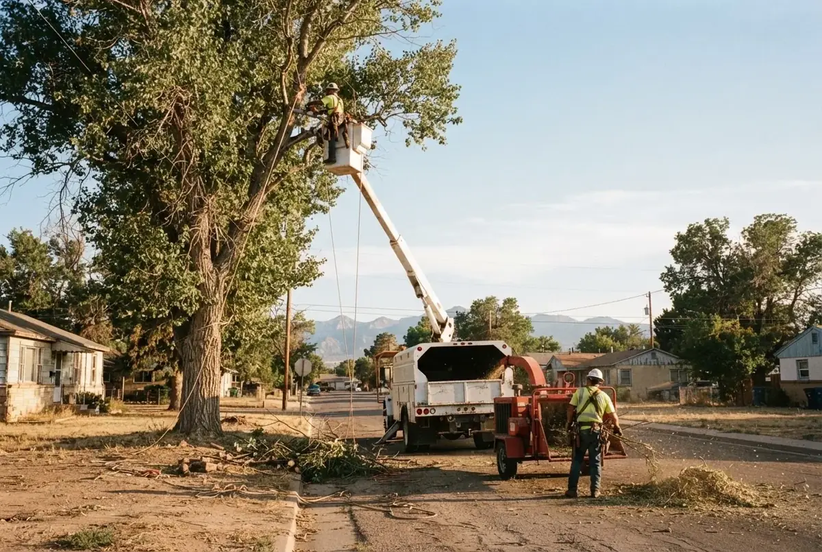 Crane-Assisted Removal — Conrad Tree and Crane, Osceola, Arkansas