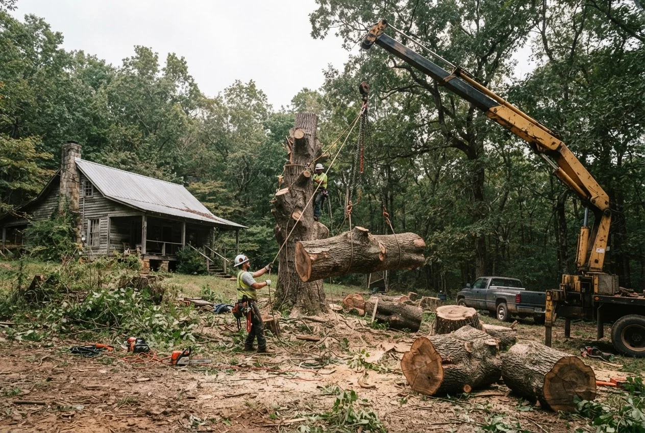Tree Removal — Conrad Tree and Crane, Osceola, Arkansas